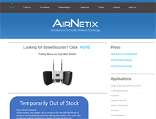 Tablet Screenshot of airnetix.com